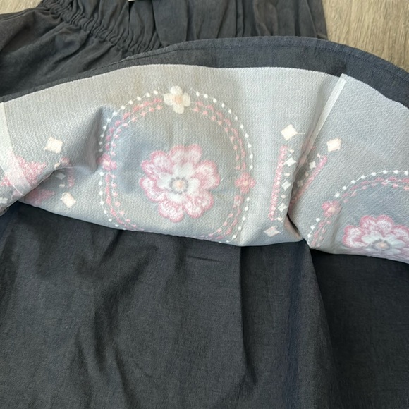 NWT Gymboree Girls Sleeveless Cotton Dress with Embroidered Flowers Size 6 - Picture 5 of 10